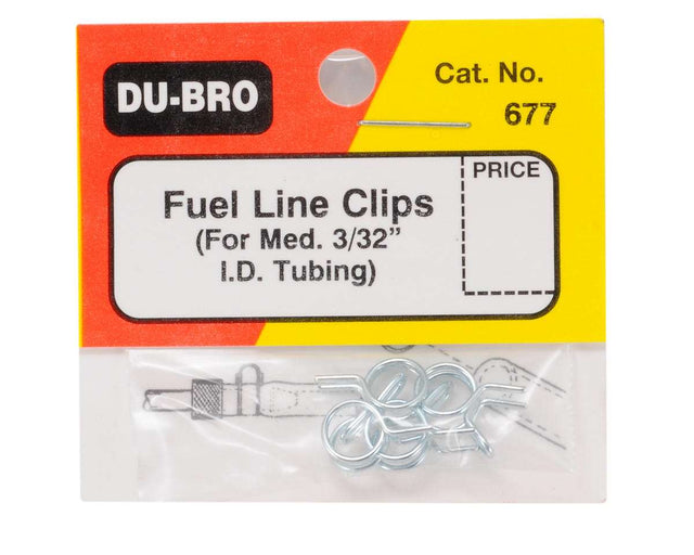 DuBro Medium Fuel Line Clips (4)