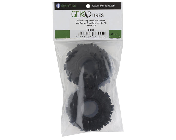 NEXX Racing Gekko 1.0" Rubber Off-Road Mud Tires (Soft) - Iron City RC Hobbies
