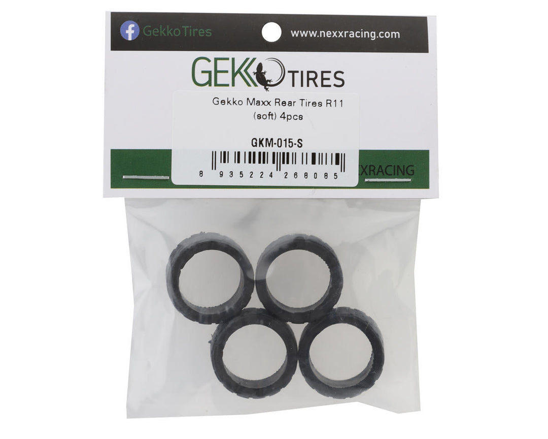 NEXX Racing Gekko Maxx R11 Rear Tires (4) (Soft) - Iron City RC Hobbies