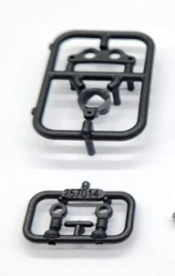 GL GTR Alu Dual Steering Arm with Servo Saver Set Plastics