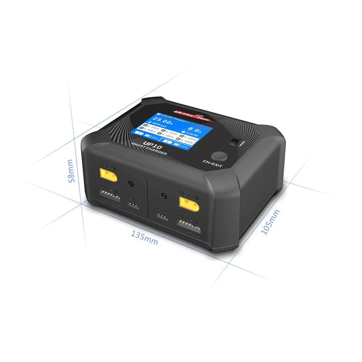 Ultra Power UP10 Smart Charger Built-in Power Supply - Iron City RC Hobbies