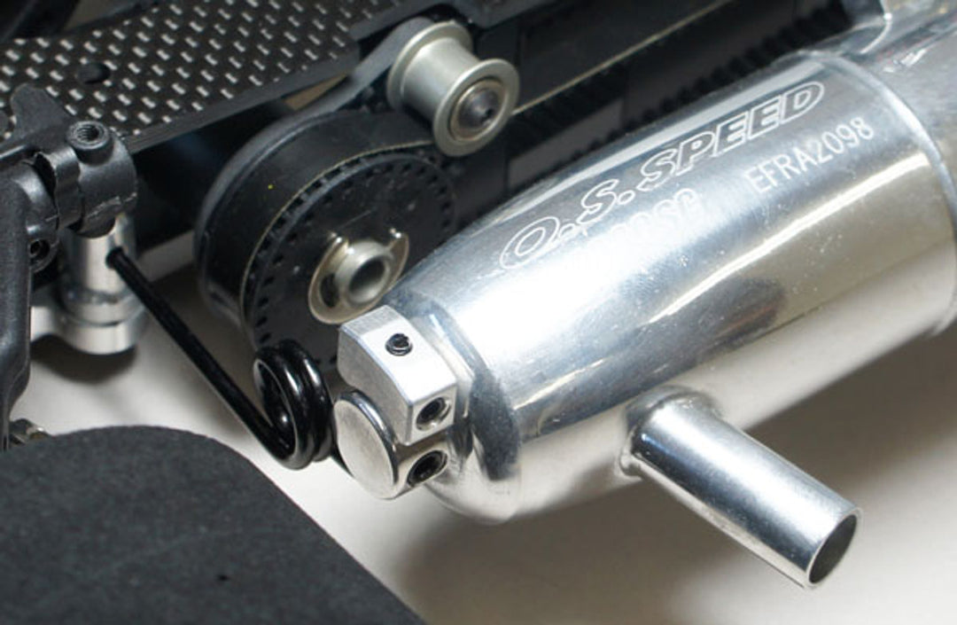 Mugen Alum Muffler Stopper: MRX6X/6R/6, MTX7 - Iron City RC Hobbies