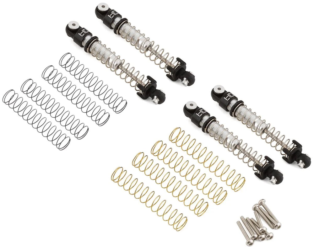 Hot Racing Axial SCX24 Aluminum Threaded Long Travel Oil Shocks (4) - Iron City RC Hobbies