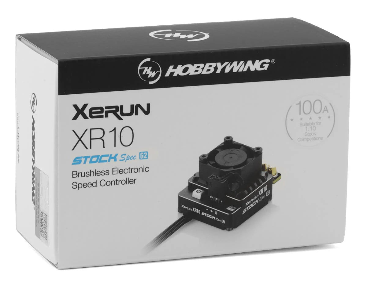 Hobbywing Xerun XR10 Stock Spec G2 1/10 Sensored Brushless ESC - Iron City RC Hobbies