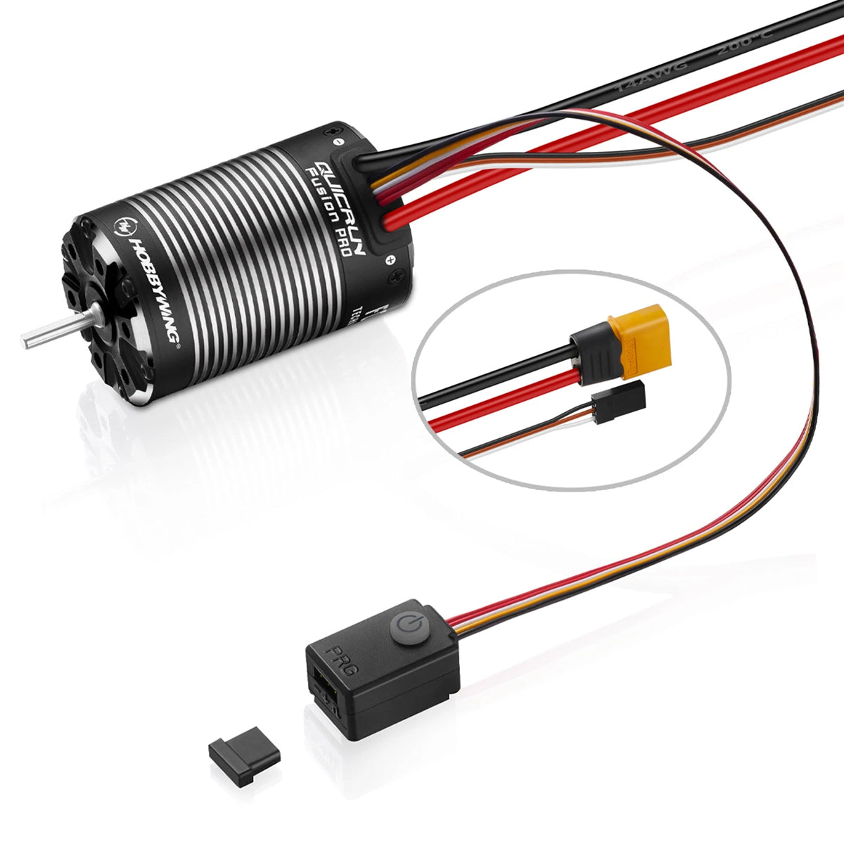 Hobbywing QUICRUN Fusion PRO 2in1 FOC System (2300kV) - Iron City RC Hobbies