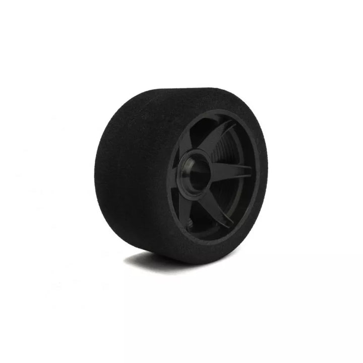 Hot Race 1:8 Front Tires - Carbon Wheels (32 Shore) - Iron City RC Hobbies