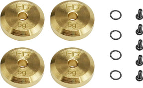 Hot Racing +4mm Steel Axles BRASS WEIGHT scx24 - Iron City RC Hobbies
