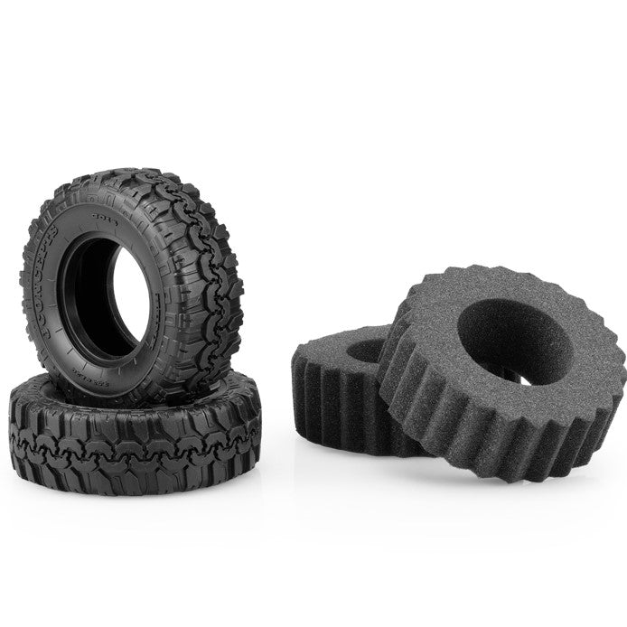 JConcepts Hunk Green Compound Tires, Scale Country (3.93" OD), fits 1.9" Off-Road Wheel - Iron City RC Hobbies
