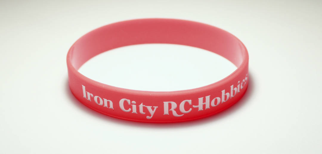 ICRC Red Wrist Band - Iron City RC Hobbies