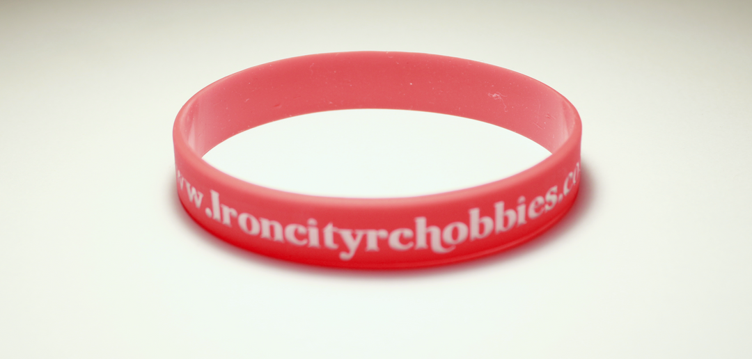 ICRC Red Wrist Band - Iron City RC Hobbies