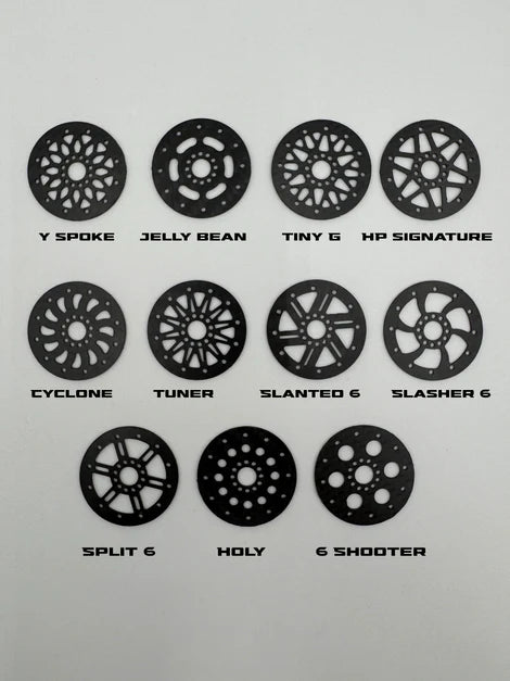 Hardpark 1.3 Wheel Faces (Choose Material/Syle)