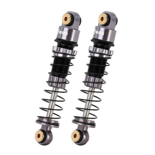 INJORA 39mm Aluminum Threaded Oil Shocks for Axial SCX24 FMS FCX24M