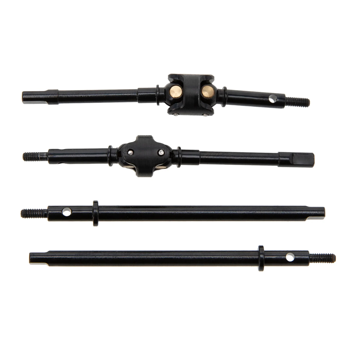 MEUS Racing SCX24 Isokinetic 3-Section CVD Front Rear Axle Shafts Maximum Steering Angle 52° Wider +5MM Fits Axial SCX24 Deadbolt C10 JLU Gladiator Bronco