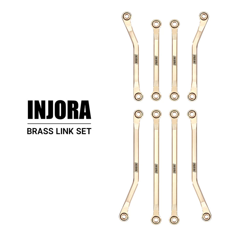 INJORA 42g Brass High Clearance Chassis Links Set for 1/18 TRX4M