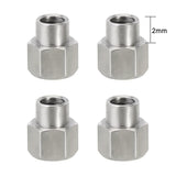 INJORA 4PCS 2mm M2.5 Long Nuts For 1/18 TRX4M