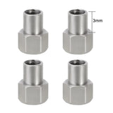 INJORA 4PCS 3mm M2.5 Long Nuts For 1/18 TRX4M