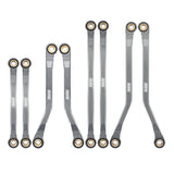 INJORA Aluminum High Clearance Chassis Links Set for 1/18 TRX4M (Gray)