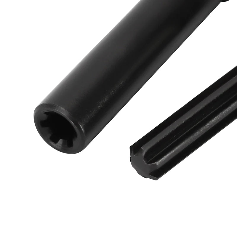 INJORA Black Hardened Steel Drive Shafts With D-Shaped Holes For 1/18 TRX4M - Iron City RC Hobbies