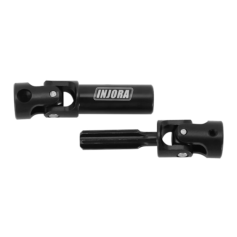 INJORA Black Hardened Steel Drive Shafts With D-Shaped Holes For 1/18 TRX4M - Iron City RC Hobbies
