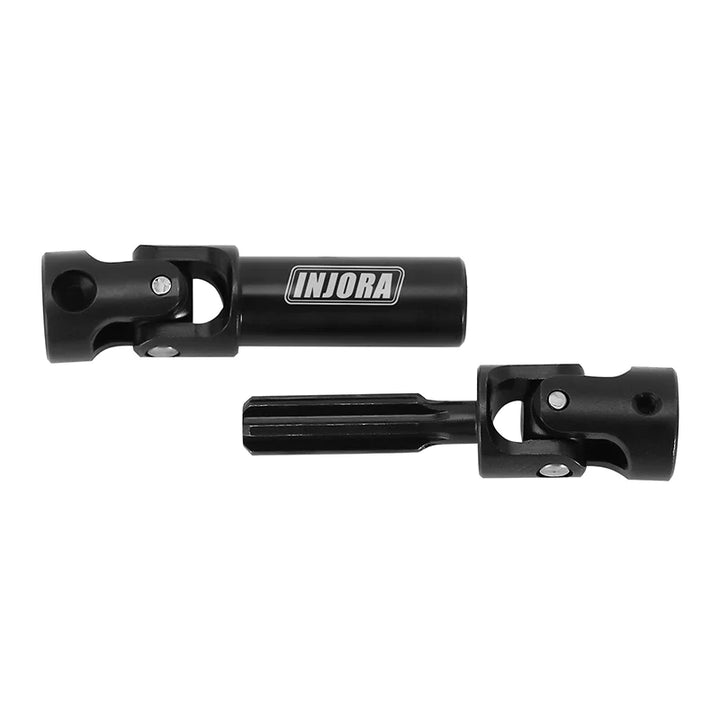 INJORA Black Hardened Steel Drive Shafts With D-Shaped Holes For 1/18 TRX4M - Iron City RC Hobbies