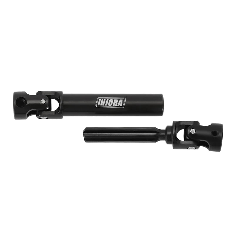 INJORA Black Hardened Steel Drive Shafts With D-Shaped Holes For 1/18 TRX4M - Iron City RC Hobbies