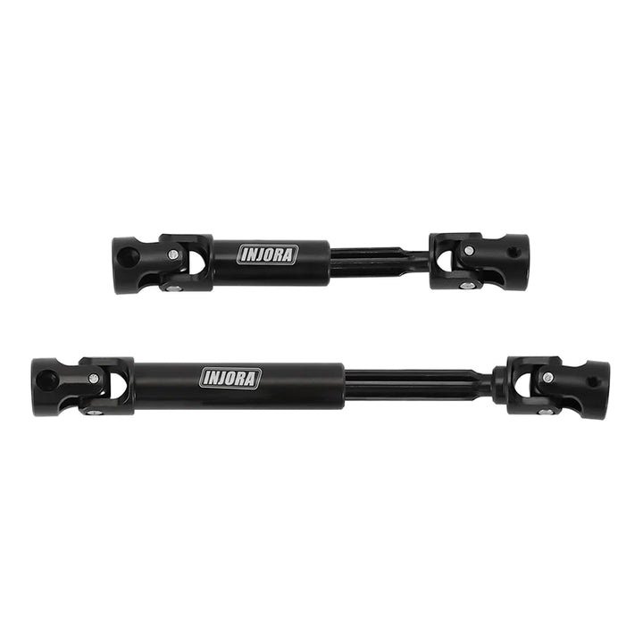 INJORA Black Hardened Steel Drive Shafts With D-Shaped Holes For 1/18 TRX4M - Iron City RC Hobbies