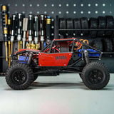 INJORA Rock Tarantula Nylon Buggy Body Chassis Kit for 1/18 TRX4M (Red)