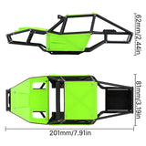 INJORA Rock Tarantula Nylon Buggy Body Chassis Kit for 1/18 TRX4M (Green)