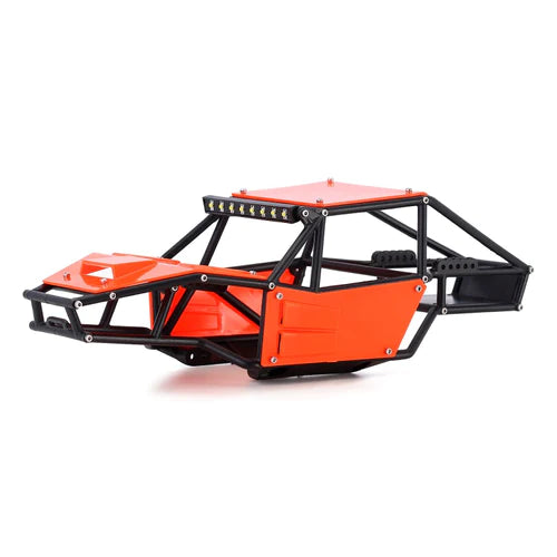 INJORA Rock Tarantula Nylon Buggy Body Chassis Kit for 1/18 TRX4M (Orange)