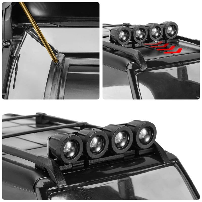 Kit De Luces Led Para Faros Traseros Para Trx4m 1/18 Rc Injora - Venta