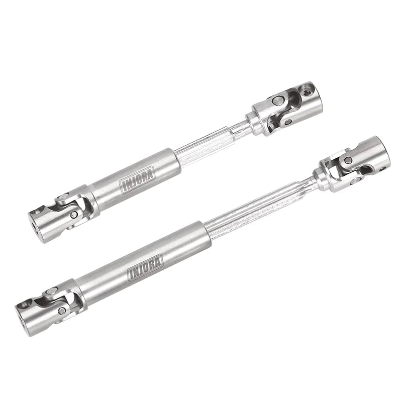 INJORA Steel Front Rear Center Drive Shafts For Axial SCX24 Chevrolet Jeep Wrangler Bronco - Iron City RC Hobbies