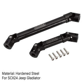 INJORA Steel Front Rear Center Drive Shafts For Axial SCX24 Gladiator Power Wagon - Iron City RC Hobbies