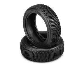 JConcepts Fuzz Bite LP Carpet 2.2" 1/10 4WD Buggy Front Tires (2) (Pink) - Iron City RC Hobbies