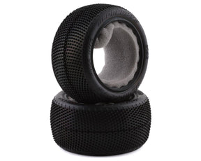 JConcepts Fuzz Bite LP Carpet 2.2" Rear Buggy Tires (2) (Pink) - Iron City RC Hobbies