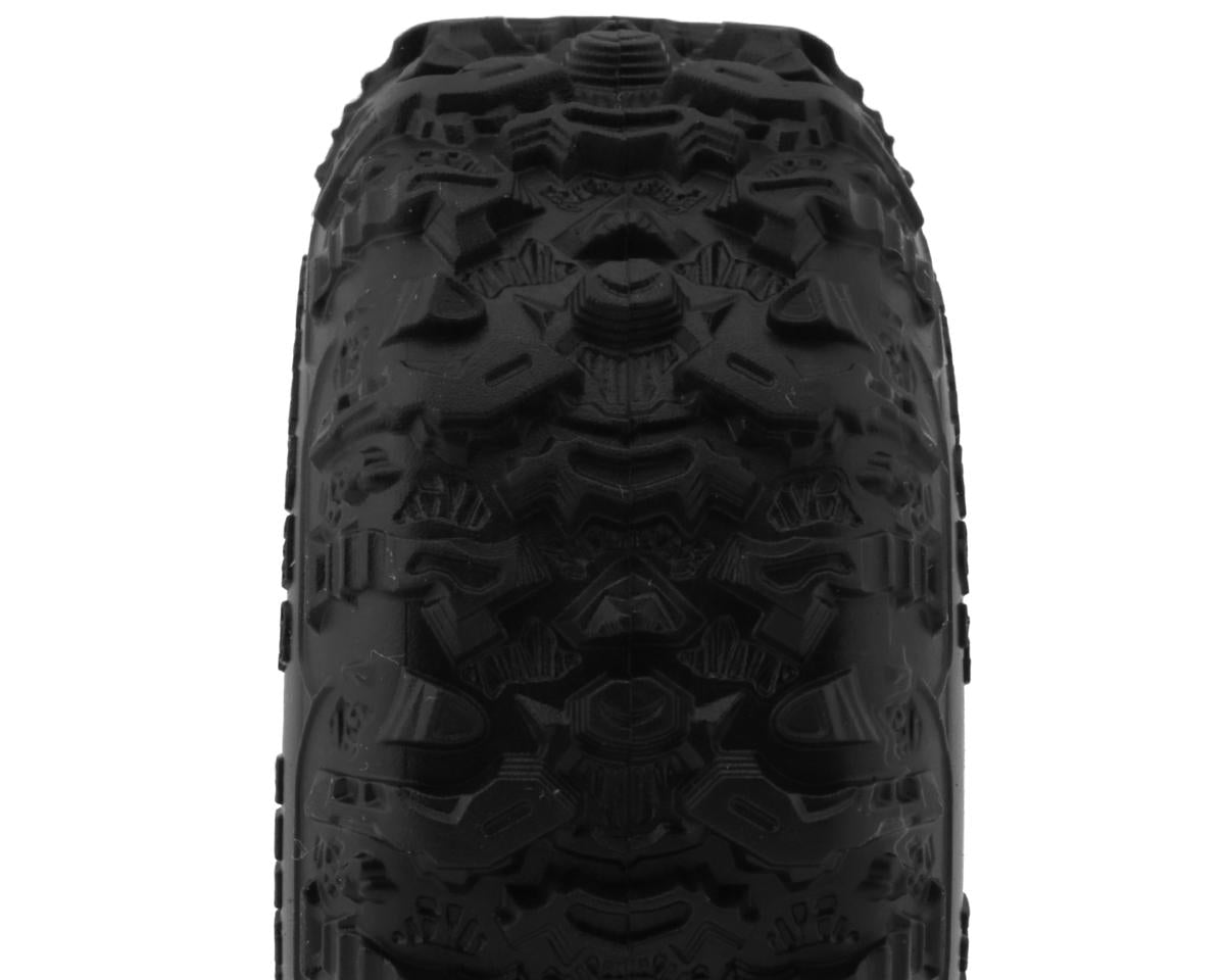 JConcepts Megalithic 1.0" Micro Crawler Tires (2) (57mm OD) (Green) - Iron City RC Hobbies