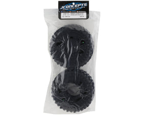 JConcepts Tusk 2.2" All Terrain Rock Crawler Tires (2) (Green) - Iron City RC Hobbies