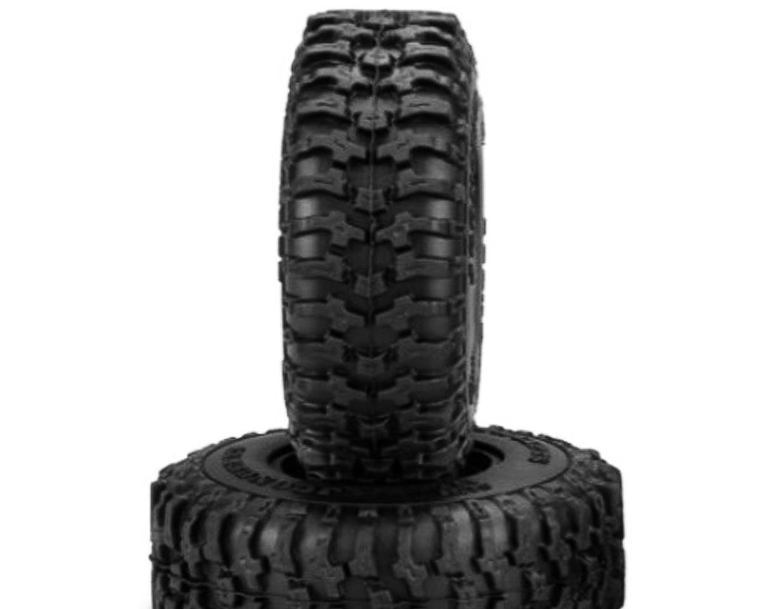 JConcepts Tusk 1.0" Micro Crawler Tires (4) (Green) - Iron City RC Hobbies