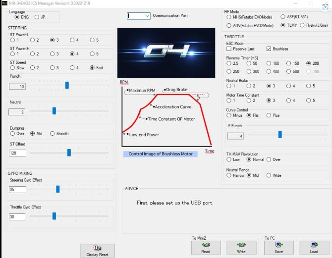 Jackie RC ICS Programmer for Kyosho ICS MR03 EVO MR04 EVO2 - Iron City RC Hobbies