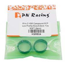 PN Racing Mini-Z KS-M Compound RCP Low Profile Slick 8.5mm Tire Soft (KSM534) - Iron City RC Hobbies