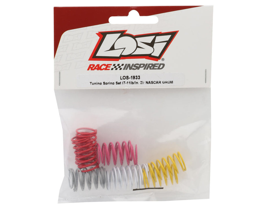 Losi NASCAR Tuning Shock Springs Set (7-11lb/in) (2) - Iron City RC Hobbies