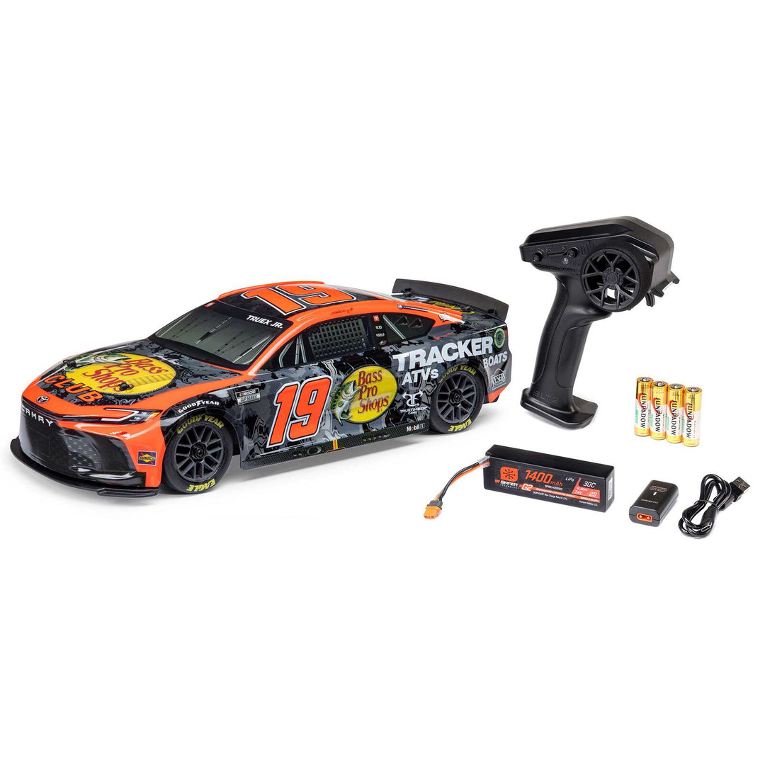 1/12 Losi NASCAR AWD RC Racecar, Martin Truex Jr. No. 19 Bass Pro 2024 Toyota Camry - Iron City RC Hobbies