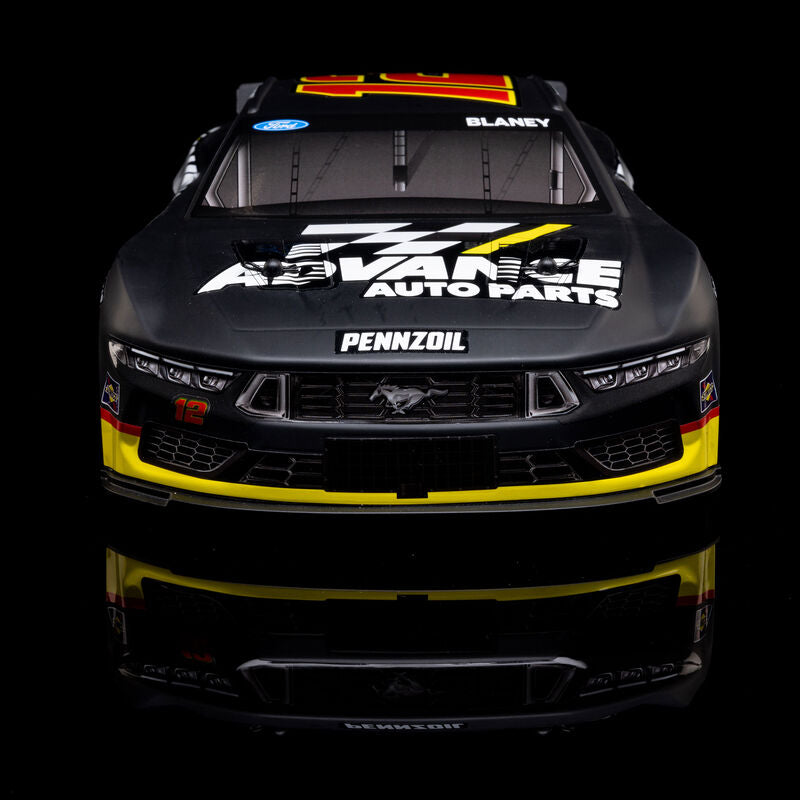 1/12 NASCAR RC Racecar Ryan Blaney No. 12 Advance Auto 2025 Ford Mustang 2S AWD RTR Brushed On-Road (Battery & Charger Included)