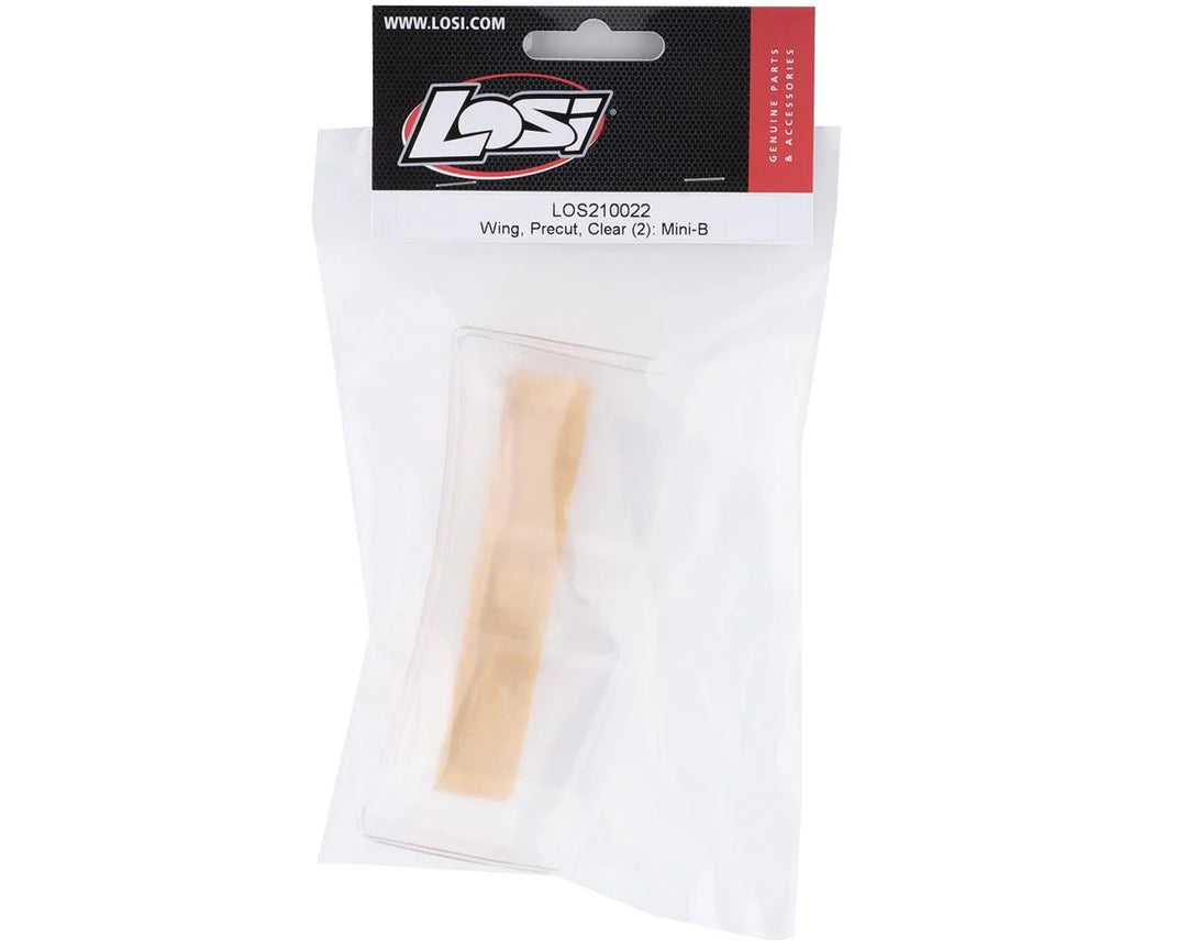 Losi Mini-B Precut Wing (Clear) (2)