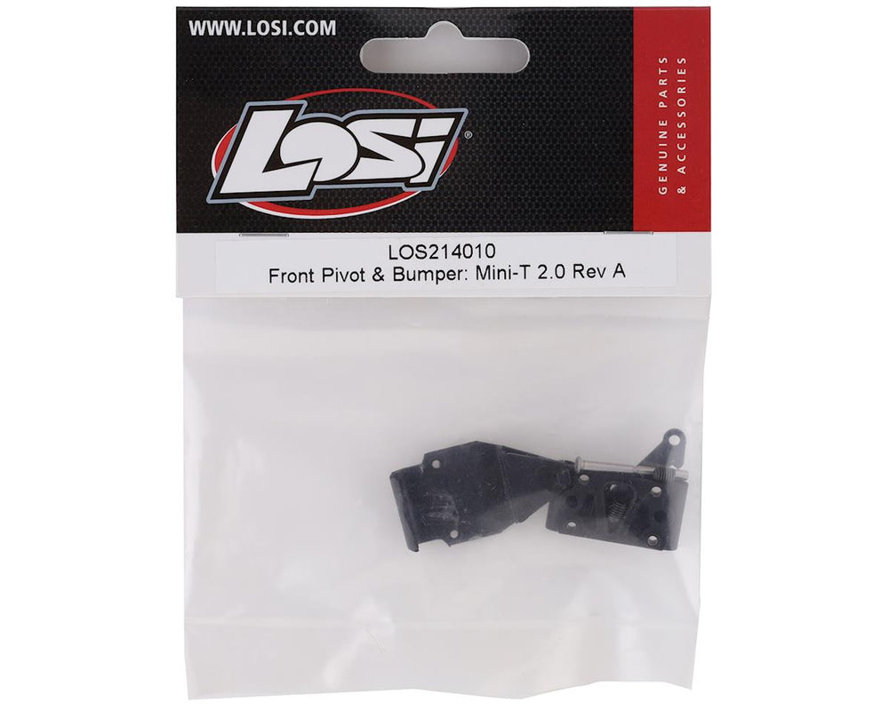 Losi Front Pivot & Bumper: Mini-T 2.0 Rev A - Iron City RC Hobbies