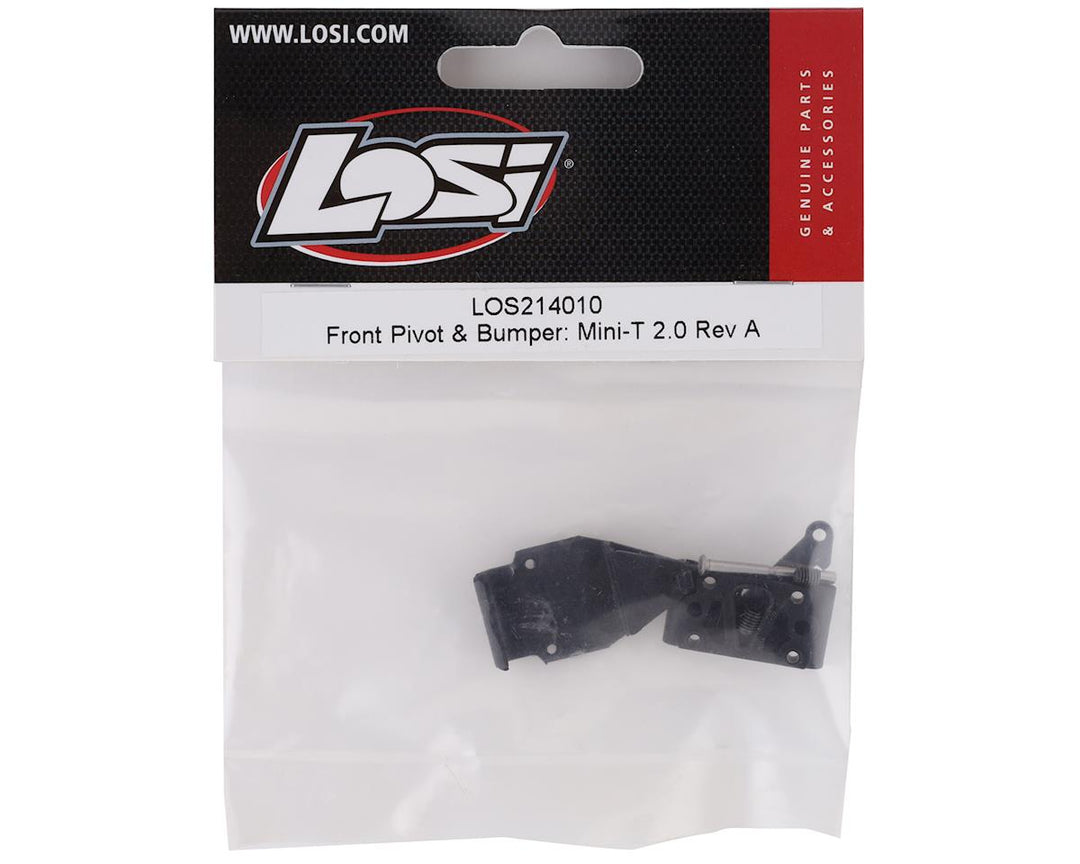 Losi Front Pivot & Bumper: Mini-T 2.0 Rev A - Iron City RC Hobbies