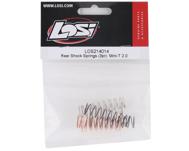 Losi Mini-T 2.0 Rear Shock Springs (3) - Iron City RC Hobbies