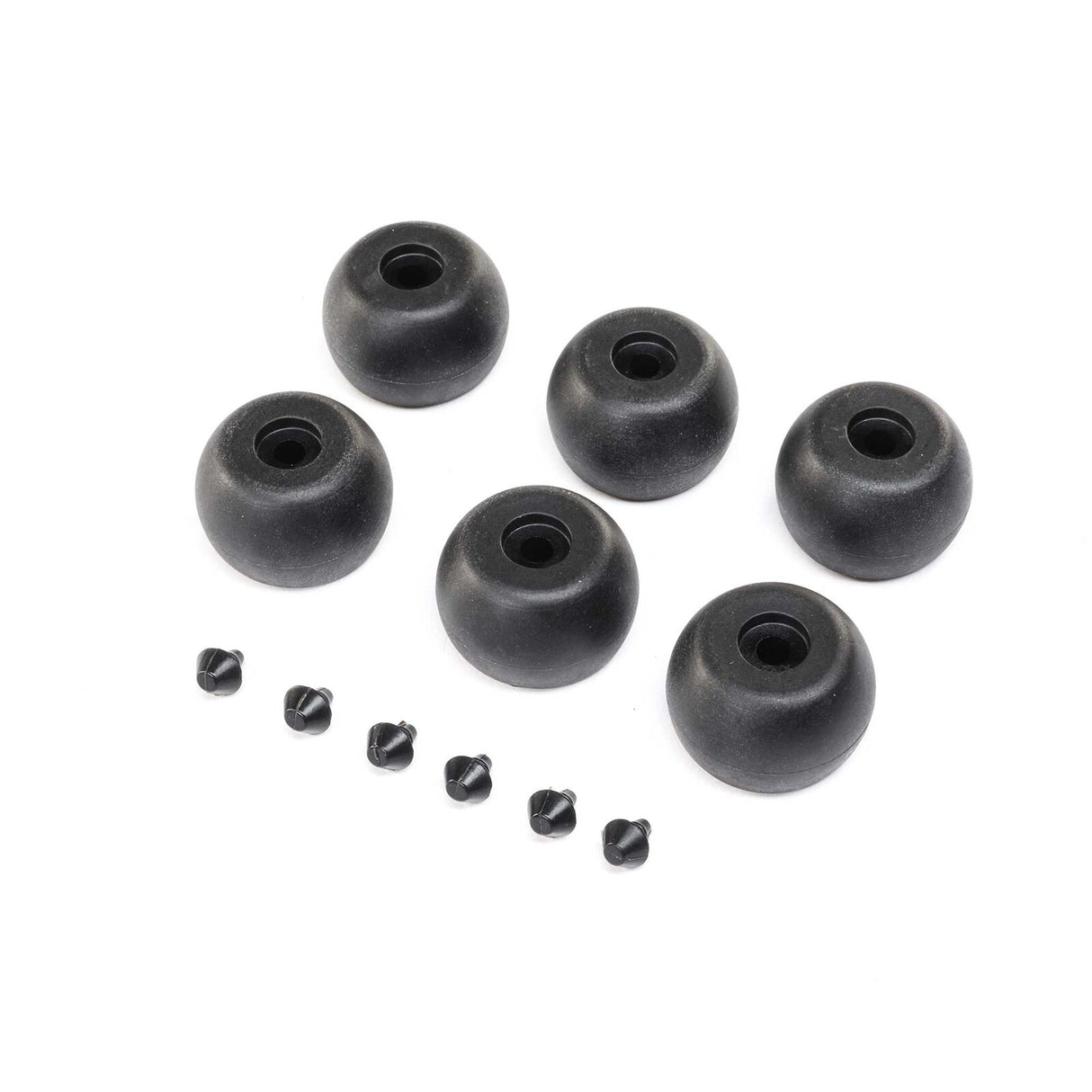 Losi Lean Bar Wheels & Stops (6)