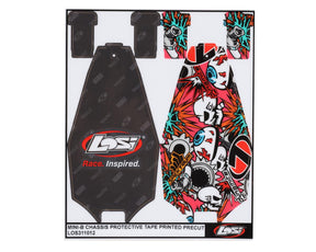Losi Mini-B Pre-Cut Chassis Protective Sheet (2) - Iron City RC Hobbies