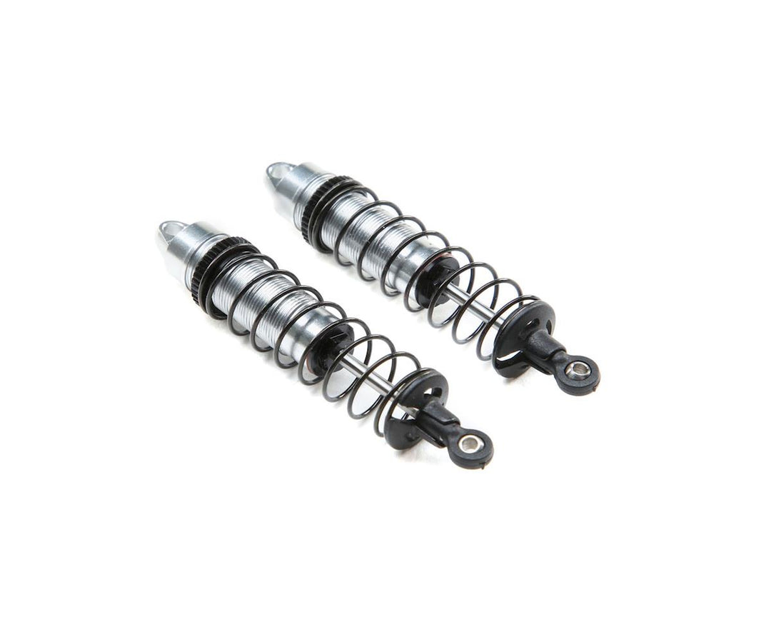 Losi Mini-T 2.0 Aluminum Rear Shock Assembly (Silver) (2) - Iron City RC Hobbies