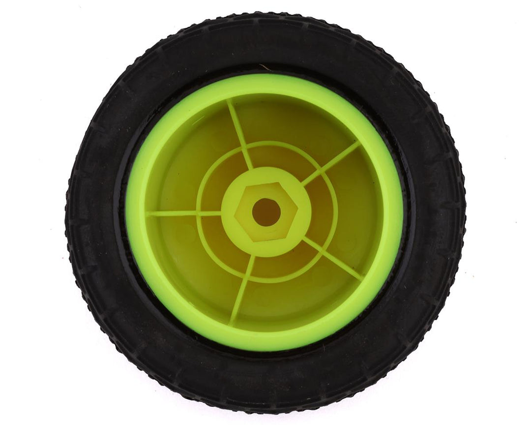 Losi Mini-T 2.0 BK Bar Pre-Mounted Tires (Yellow) (2) - Iron City RC Hobbies